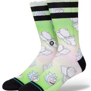 STANCE MENS RICK & MORTY SIZE LARGE SOCKS The Seat